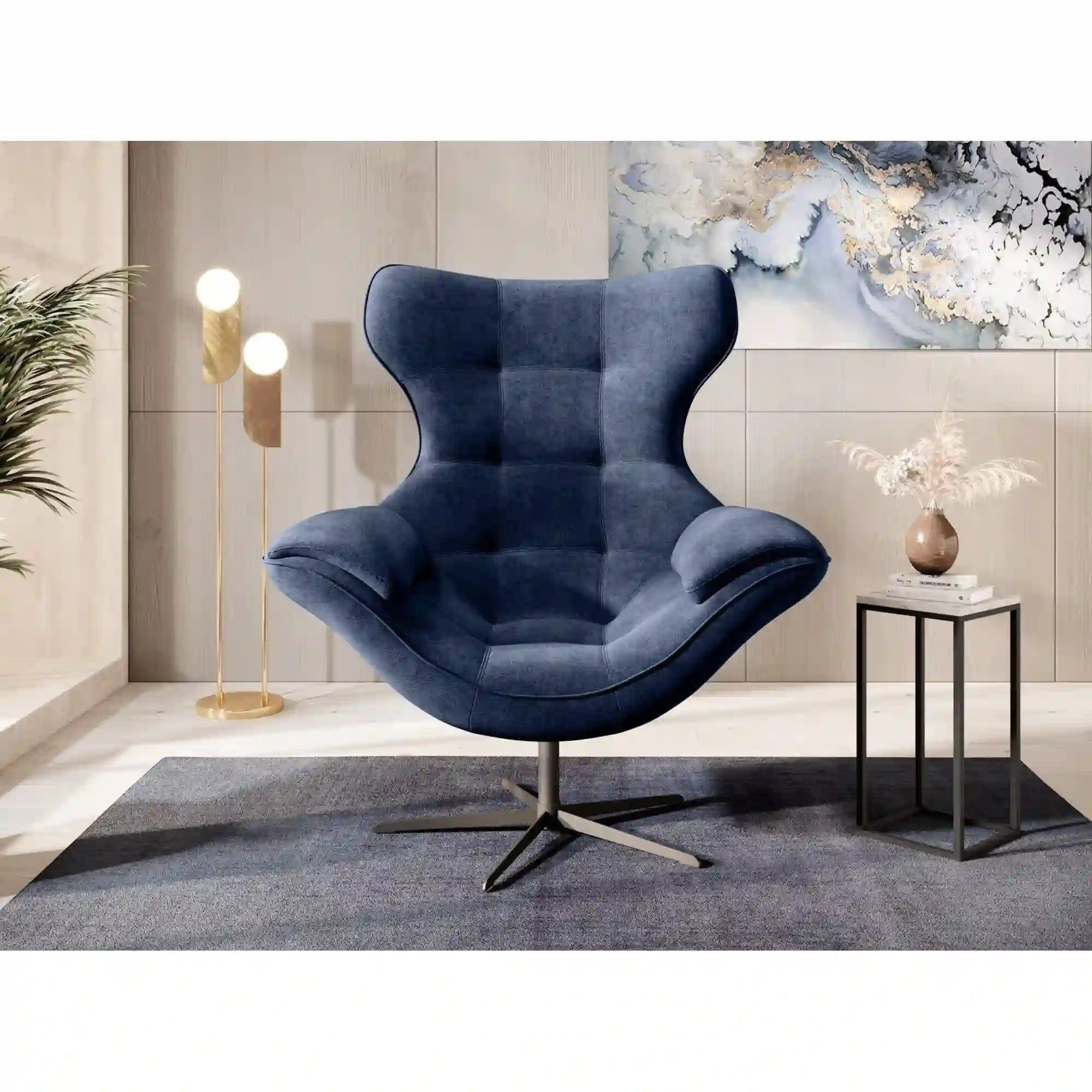 Fotoliu rotativ YOGA, personalizabil materiale gama Premium, 103x84x119 cm