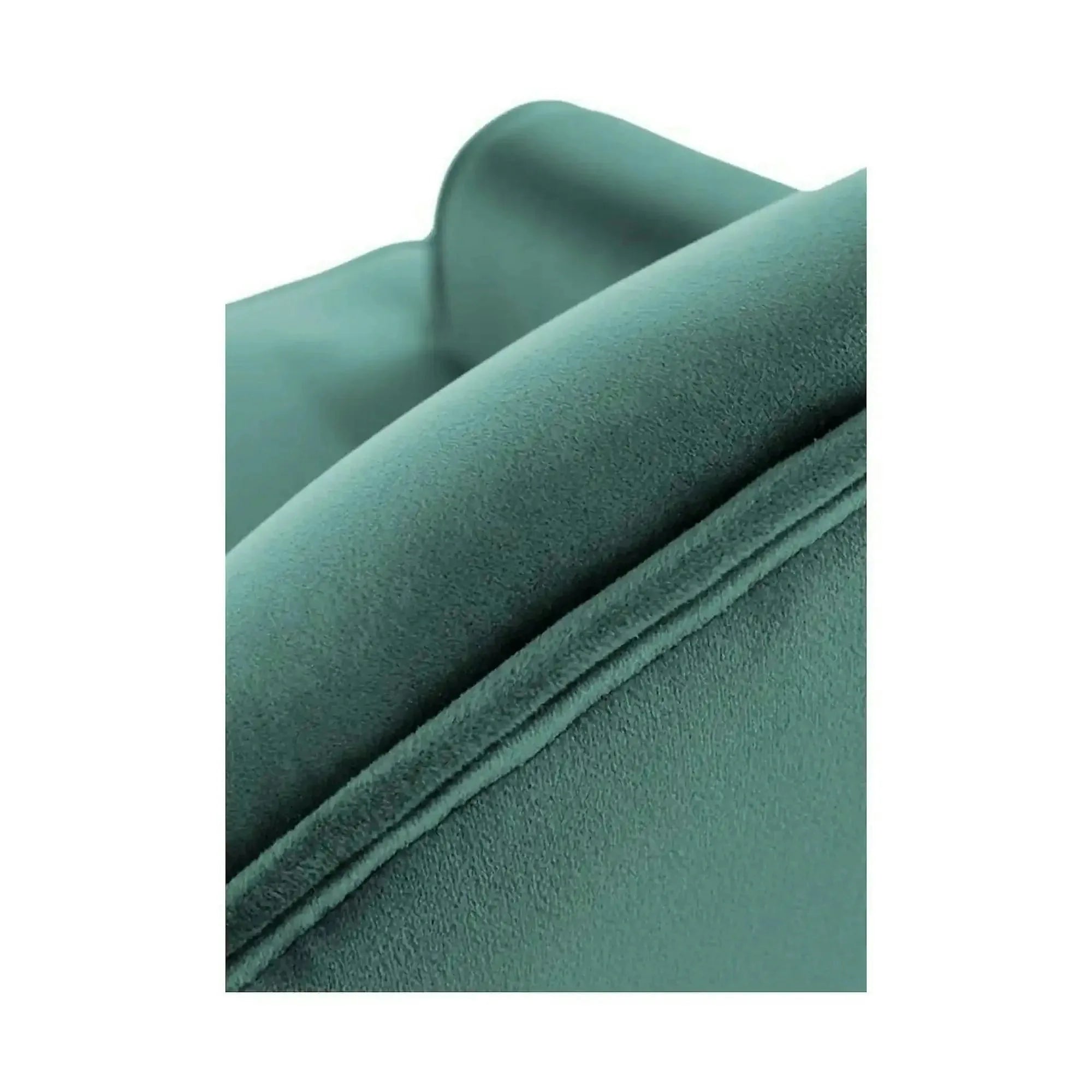 Fotoliu SANTI, verde inchis/auriu, stofa catifelata/otel, 74x74x88 cm