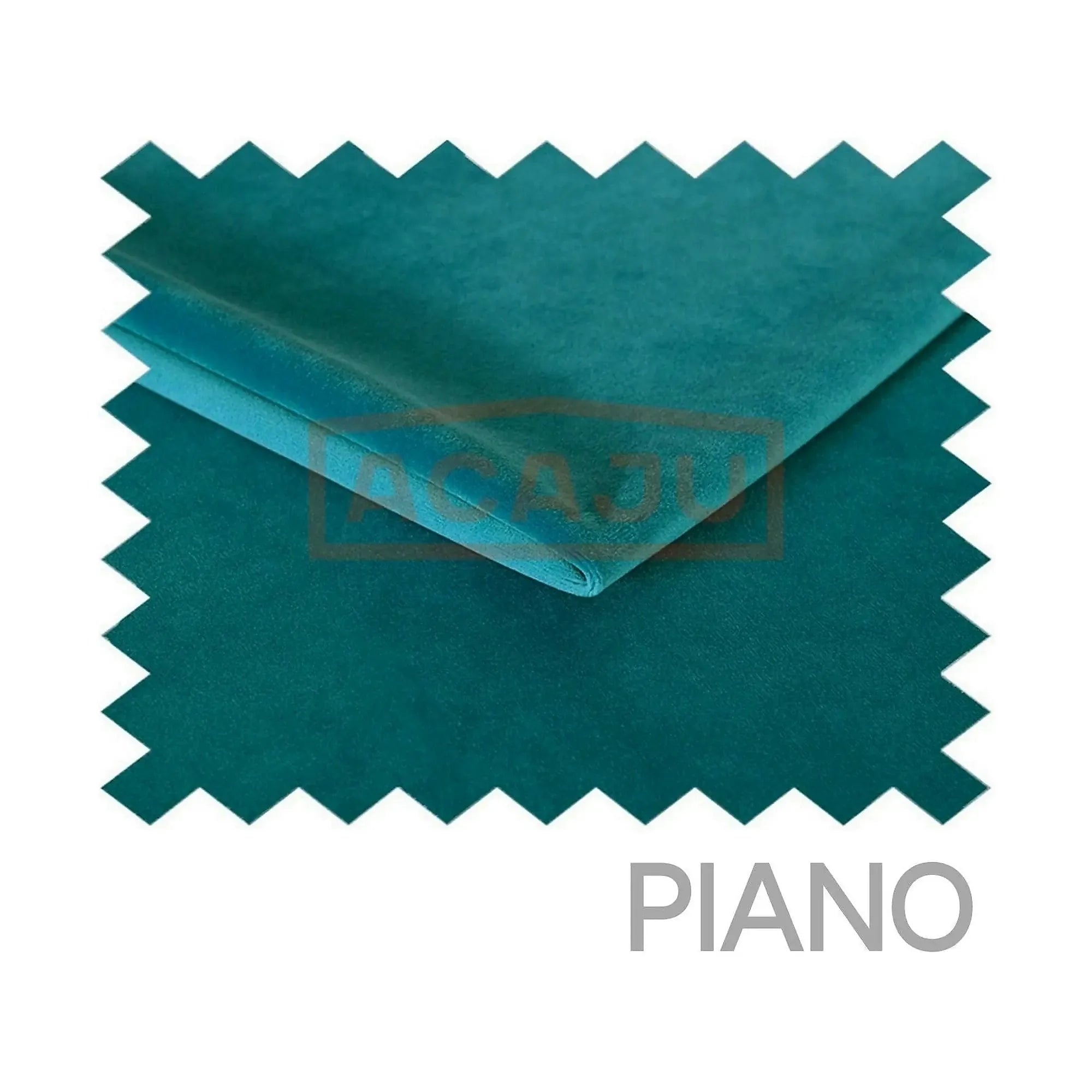 Fotoliu Stofa de Lux ALLEN, stofa catifelata turcoaz - Piano 10, 90x70x88 cm
