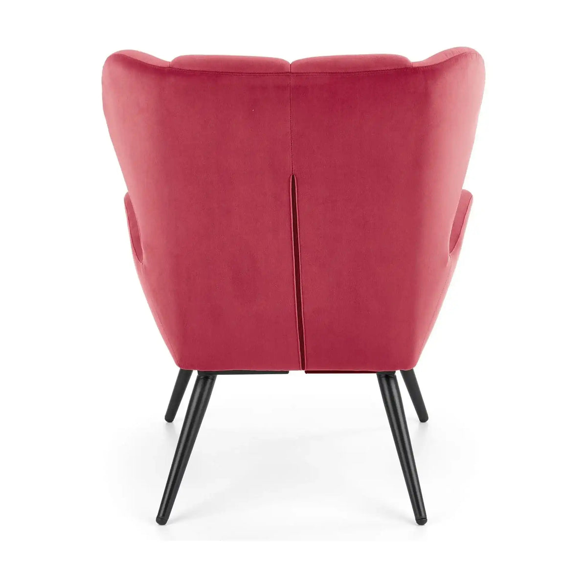 Fotoliu TYRION, visiniu, stofa catifelata, 85x86x91 cm