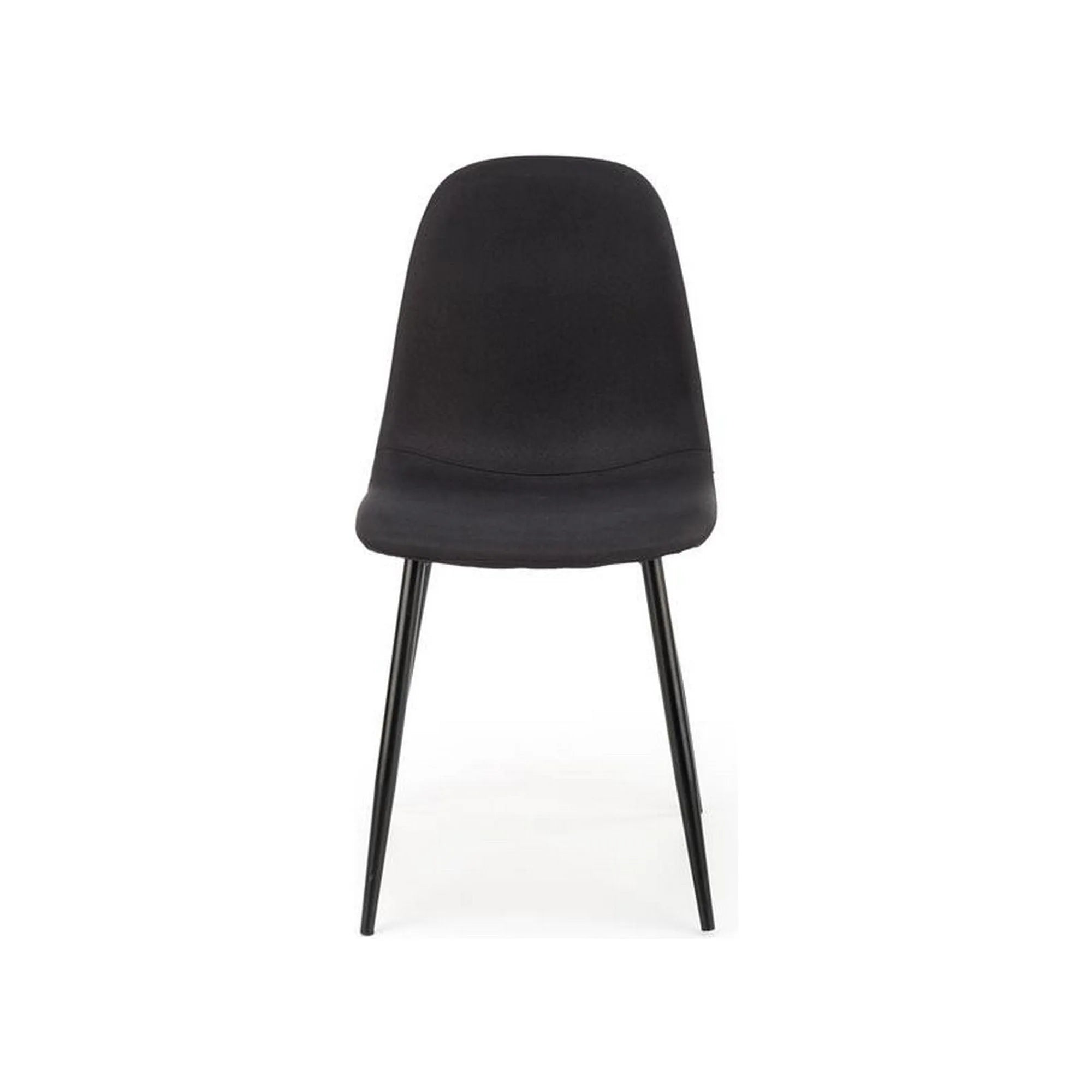 Scaun K449, negru, stofa, 43x47x87 cm