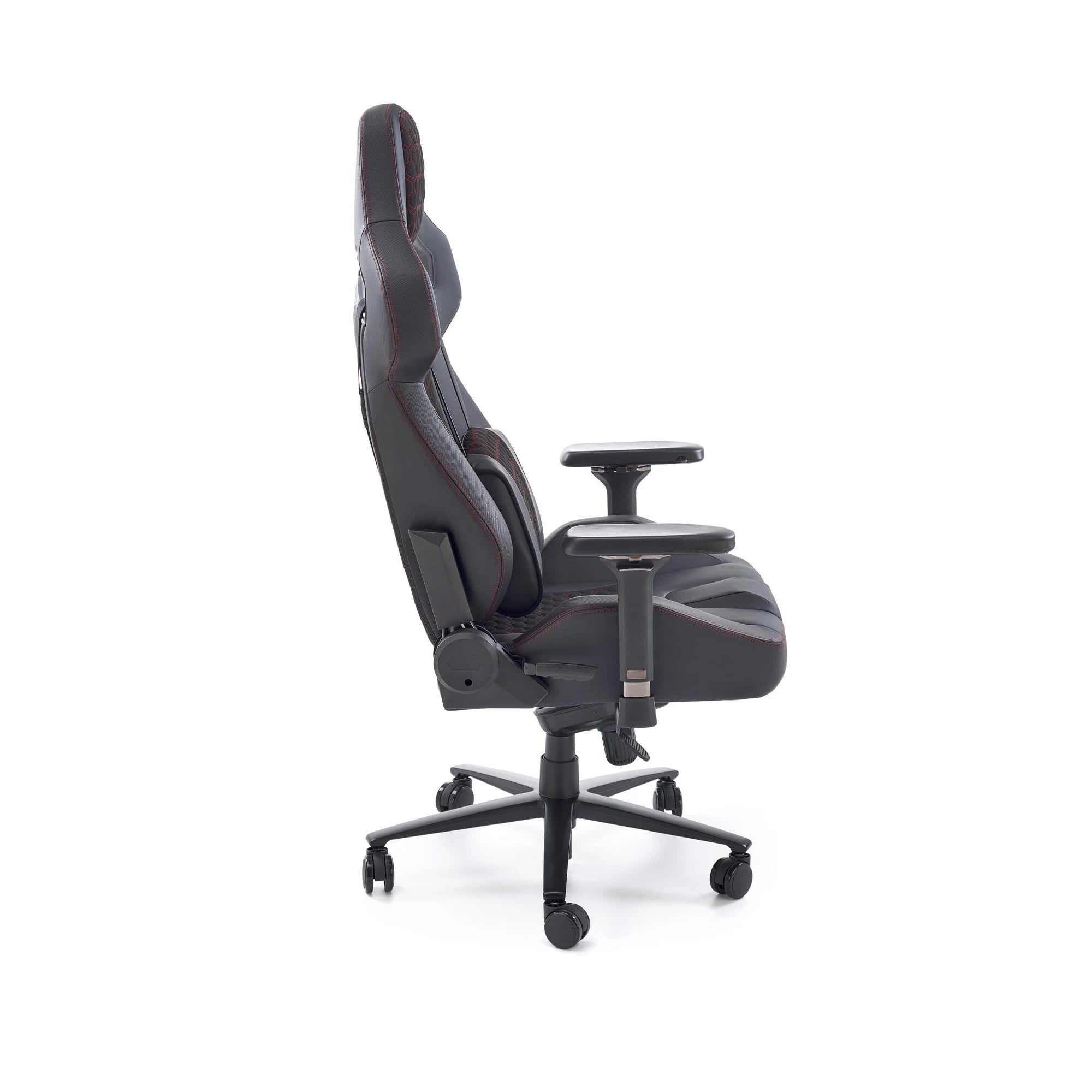 Scaun gaming BALDUR, negru, piele ecologica/metal, 80x75x129/134 cm