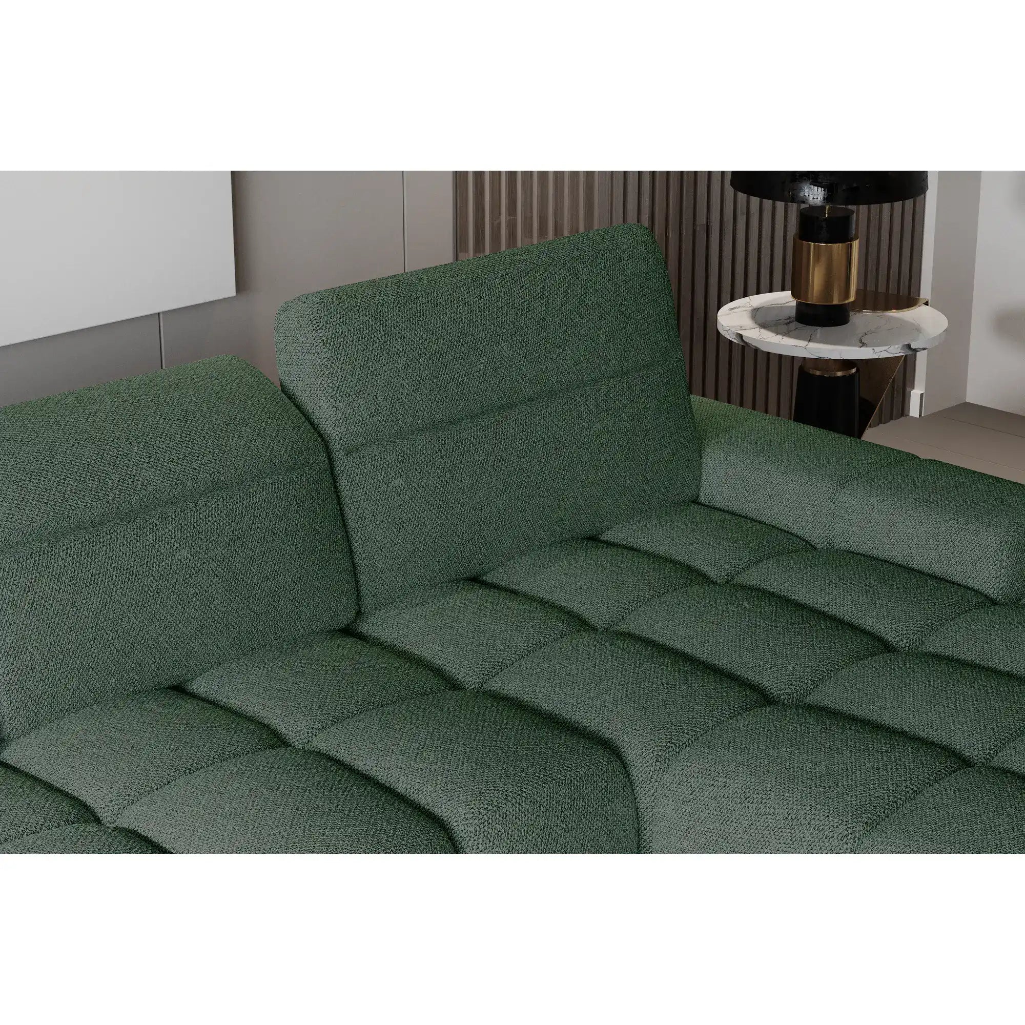 Coltar GIANO S, personalizabil materiale Gama Premium, cu reglaj electric, 273x175x97 cm