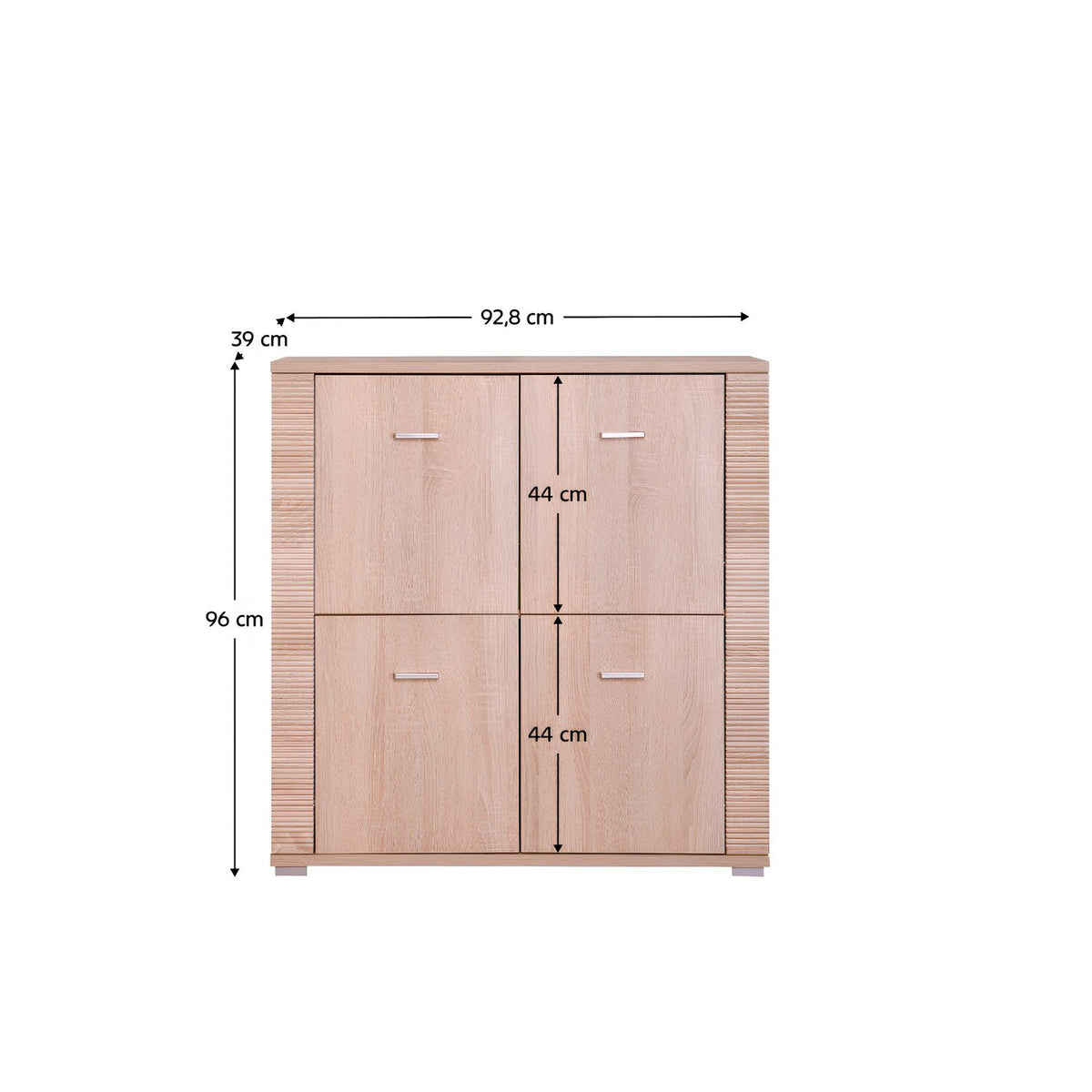 Comoda GRAND tip 10, stejar sonoma, PAL, 93x39x96 cm