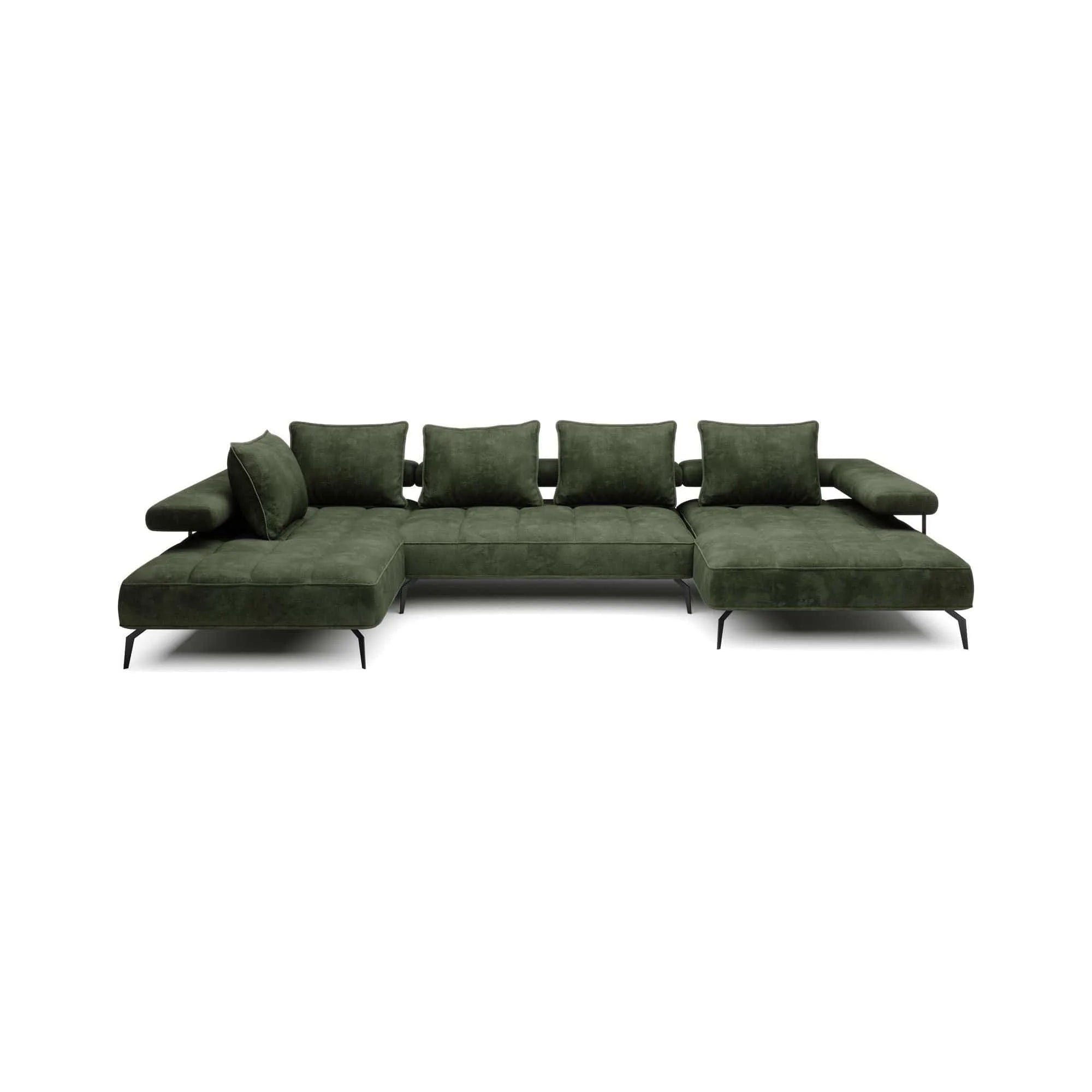 Coltar MONTELLA XL, personalizabil material gama Premium, cu reglaj electric, 372x207x88 cm