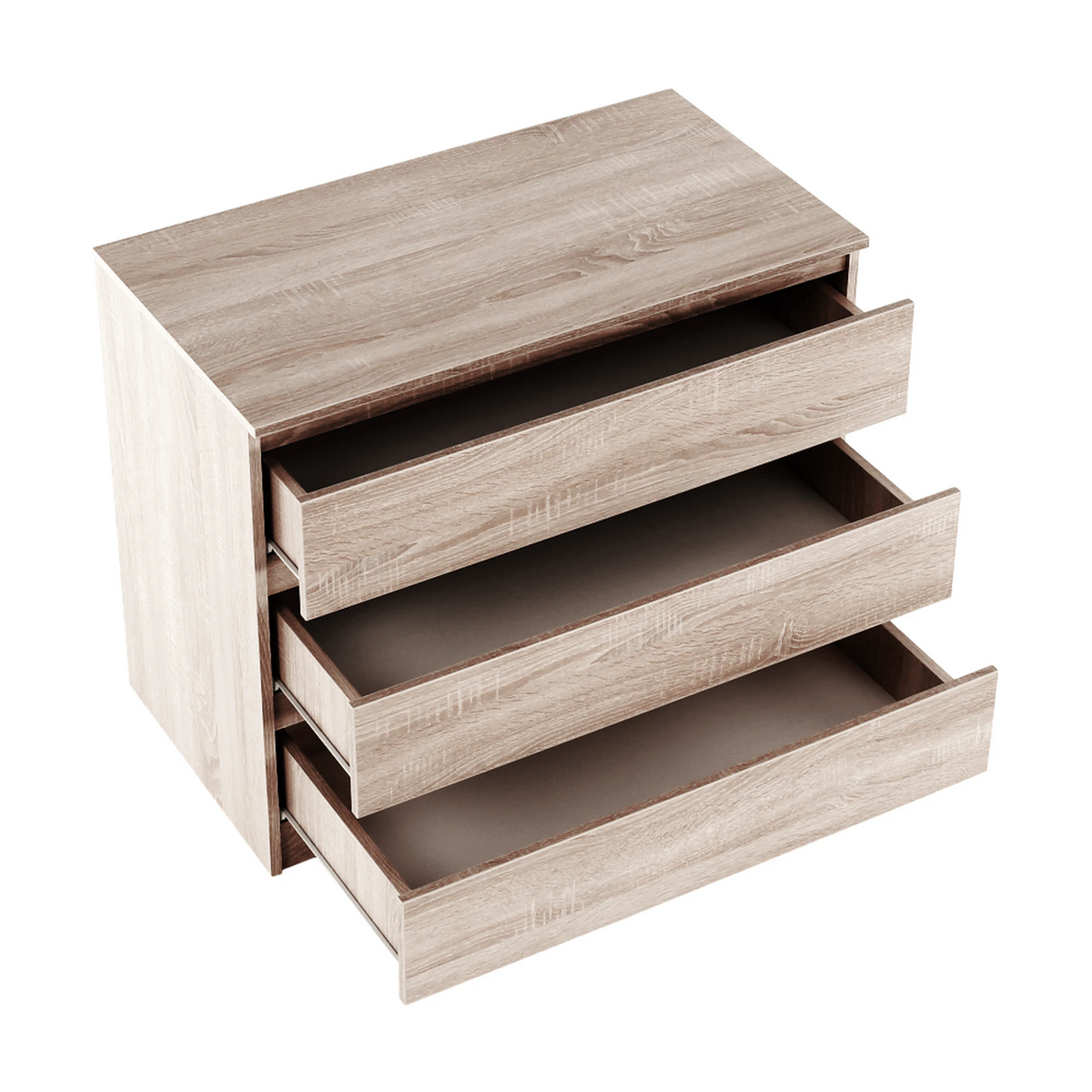 Comoda HANY NEW 003, stejar sonoma, PAL laminat, 90x49x74 cm