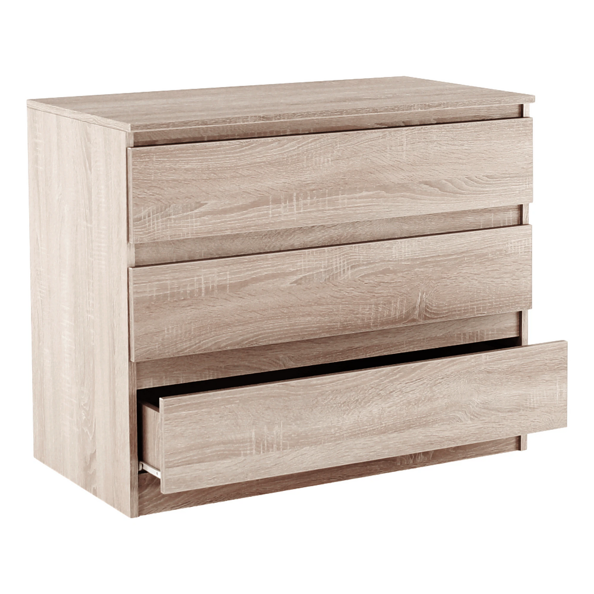 Comoda HANY NEW 003, stejar sonoma, PAL laminat, 90x49x74 cm
