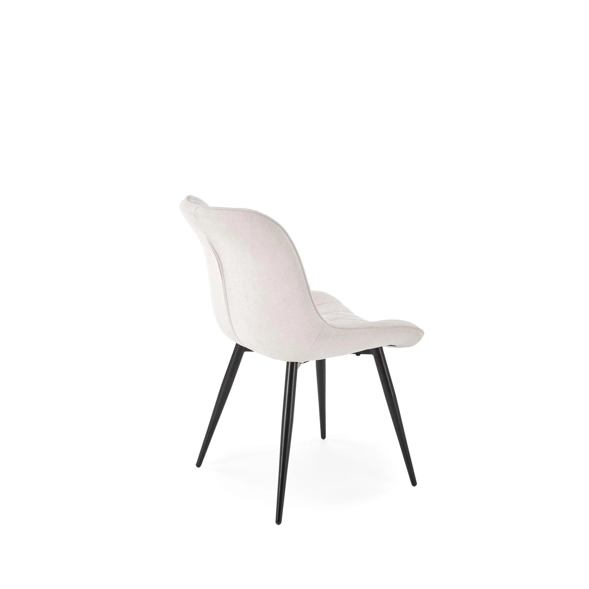 Scaun K567, bej - Havana 2, stofa catifelata/otel, 47x63x85 cm
