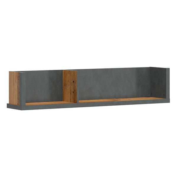 Raft WESTON, maro/gri grafit, PAL, 120x22x25 cm