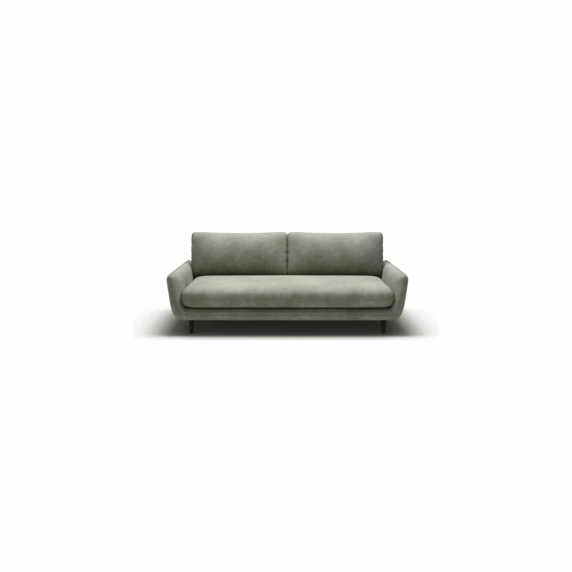 Canapea SOLANO, stofa catifelata gri - Riviera 91,  Gama Premium, cu lada depozitare, 230x107x85/73 cm