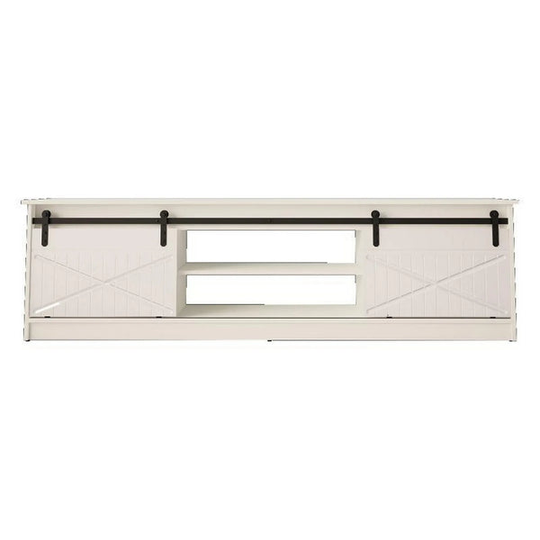 Comoda TV GRANERO, alb, PAL laminat, 200x35x57 cm