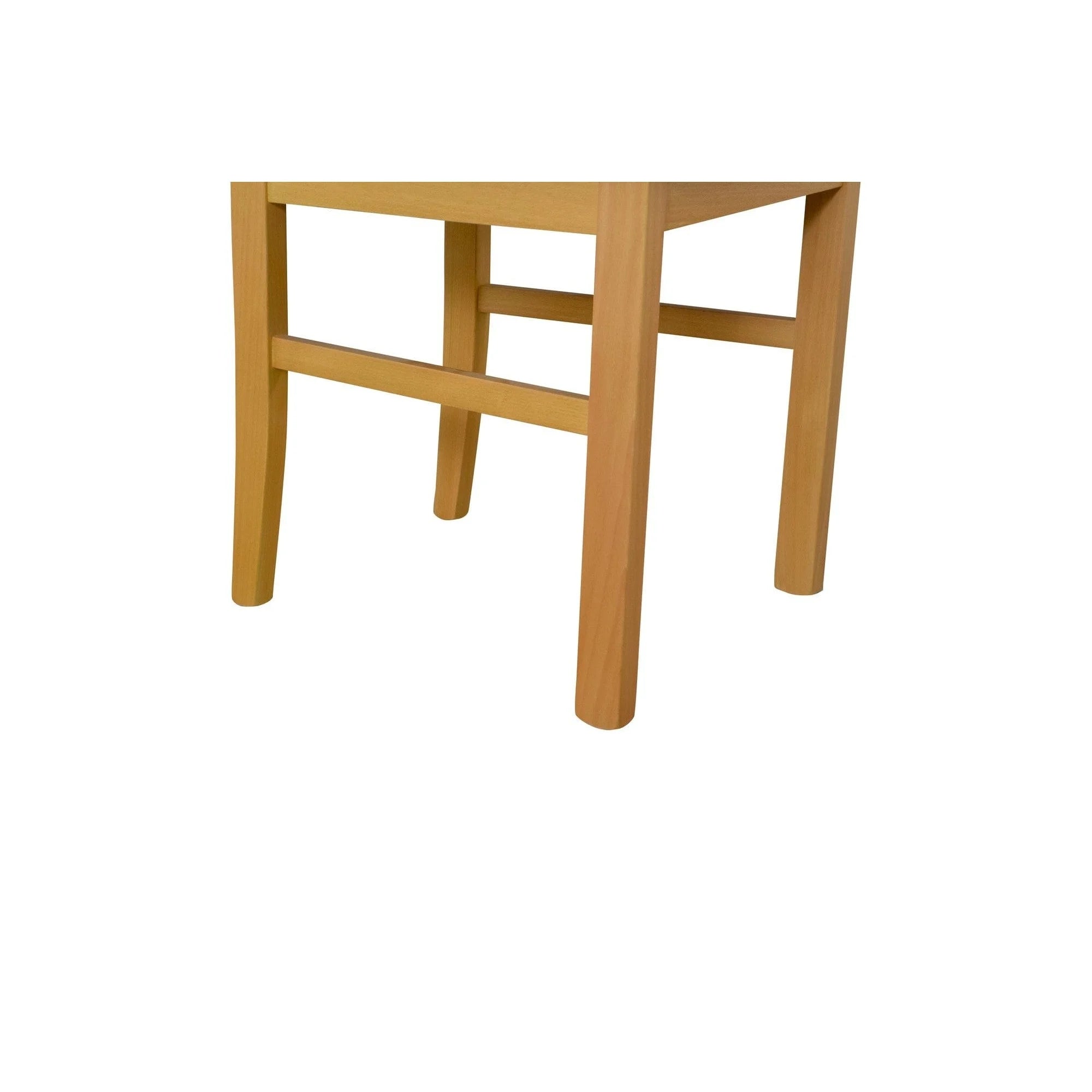 Scaun NILO 8, stejar grandson/gri - Aston 17, lemn de fag/stofa clasica, 43x40x94 cm