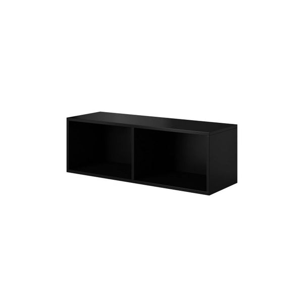 Raft ROCO RO2, negru, PAL laminat, 113x39x38 cm