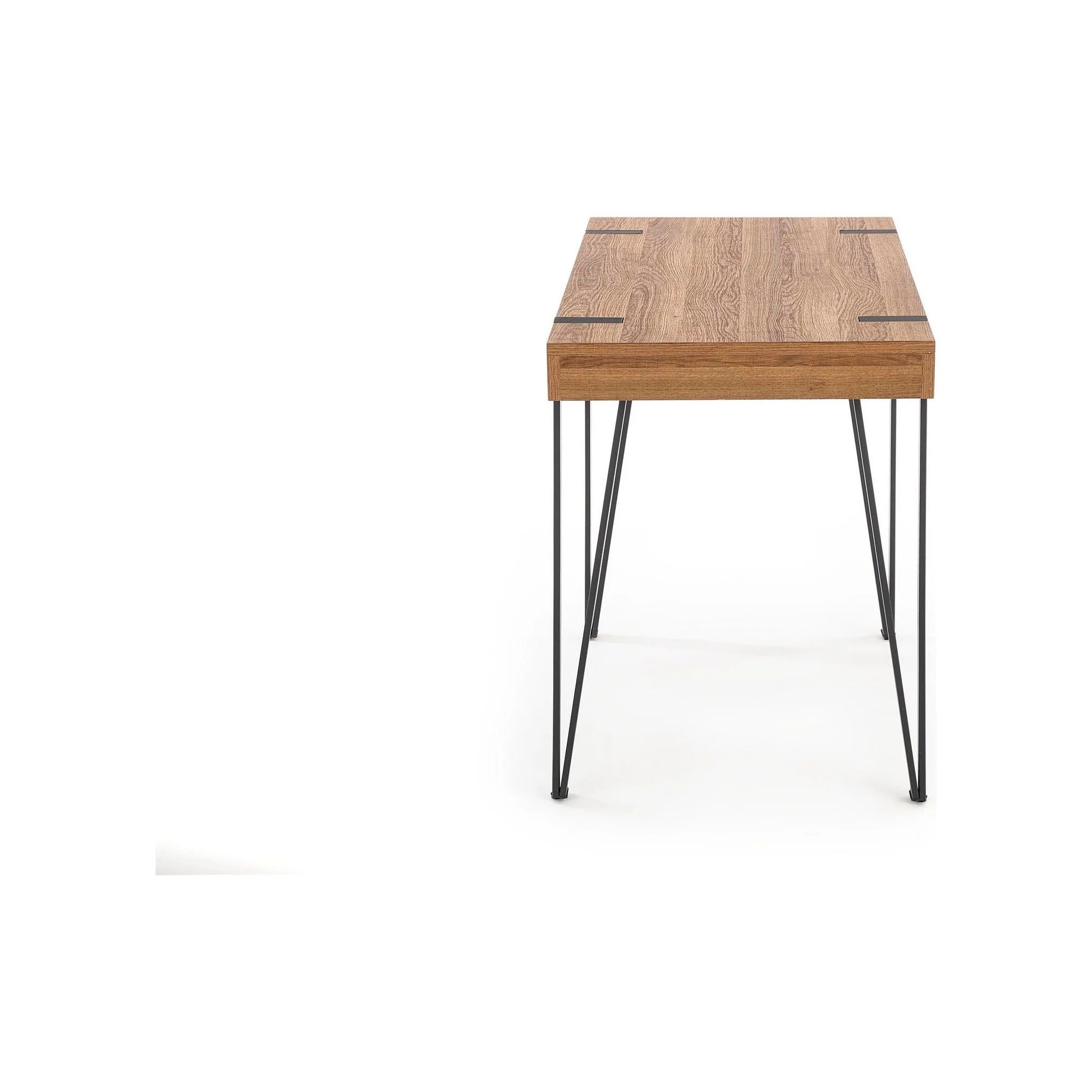 Birou B39, nuc/negru, 110x55x76 cm