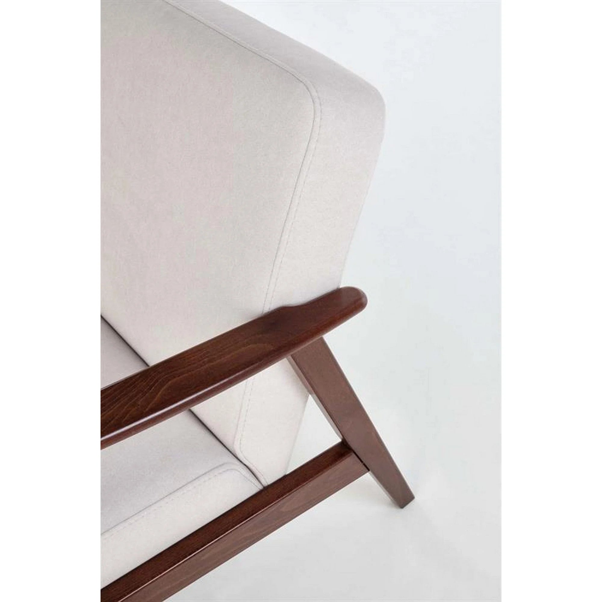 Canapea MILANO 3S, stofa catifelata bej deschis - Castel 04, 175x77x77 cm