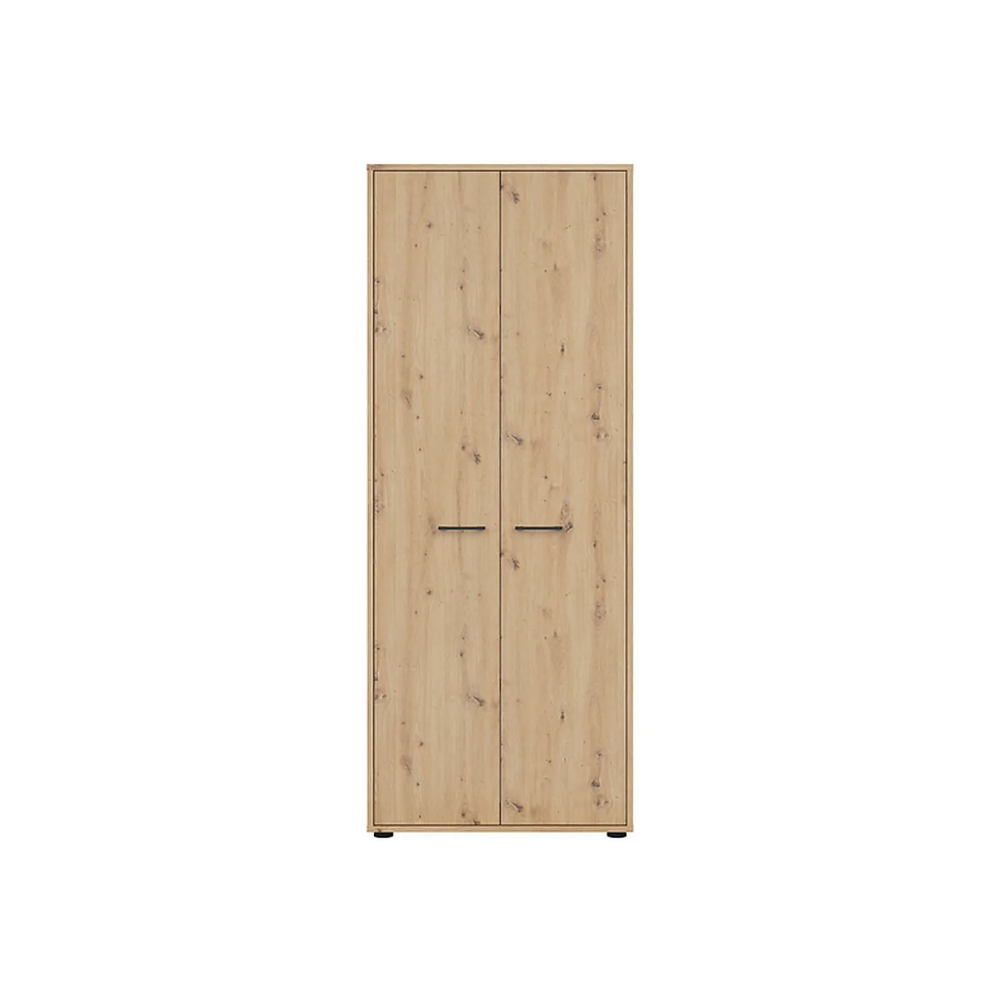 Dulap SPACE OFFICE, stejar artisan, PAL laminat, 80x37x203 cm
