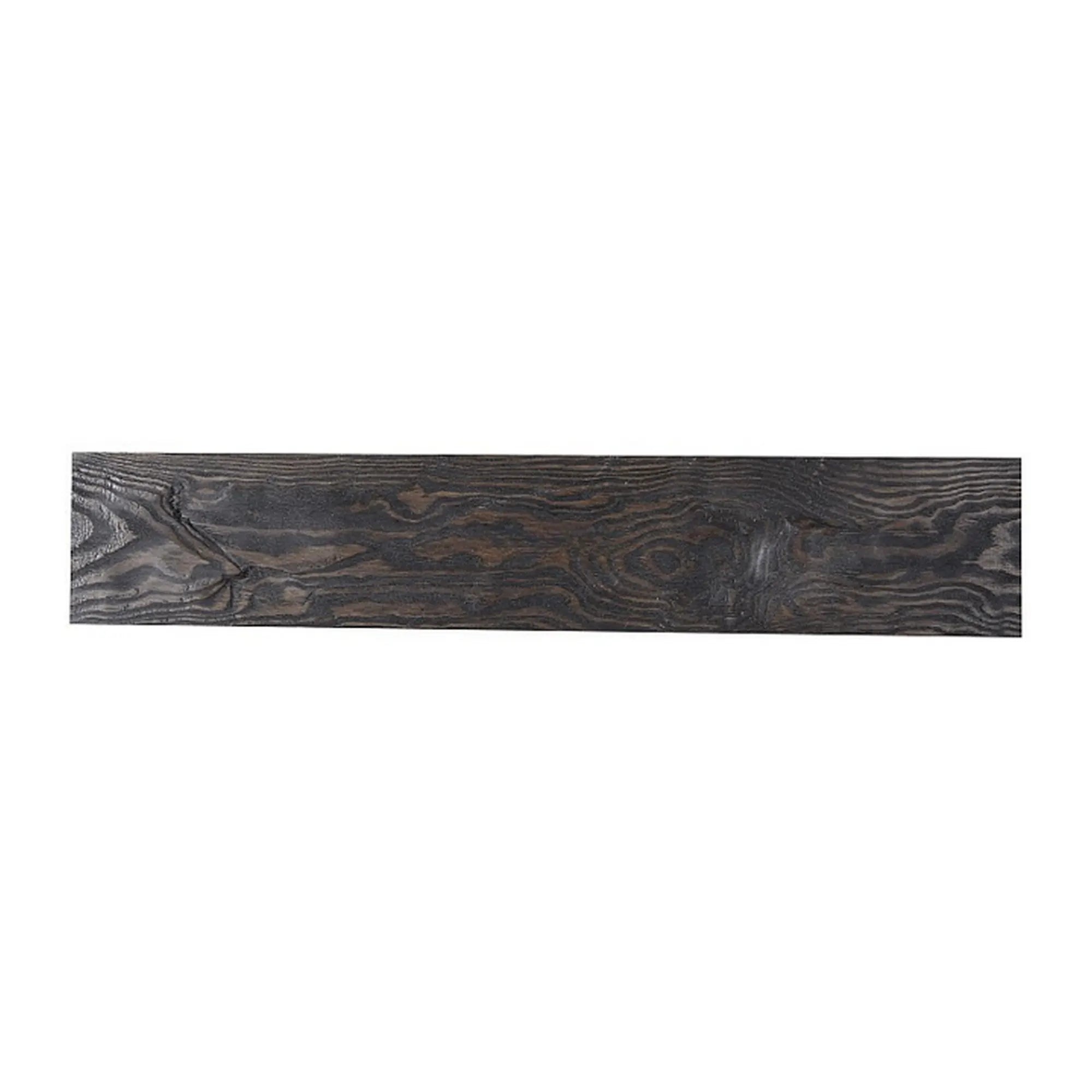 Vitrina INDIANAPOLIS I8, frasin inchis, PAL laminat/furnir ABS/metal, 137x42x122 cm