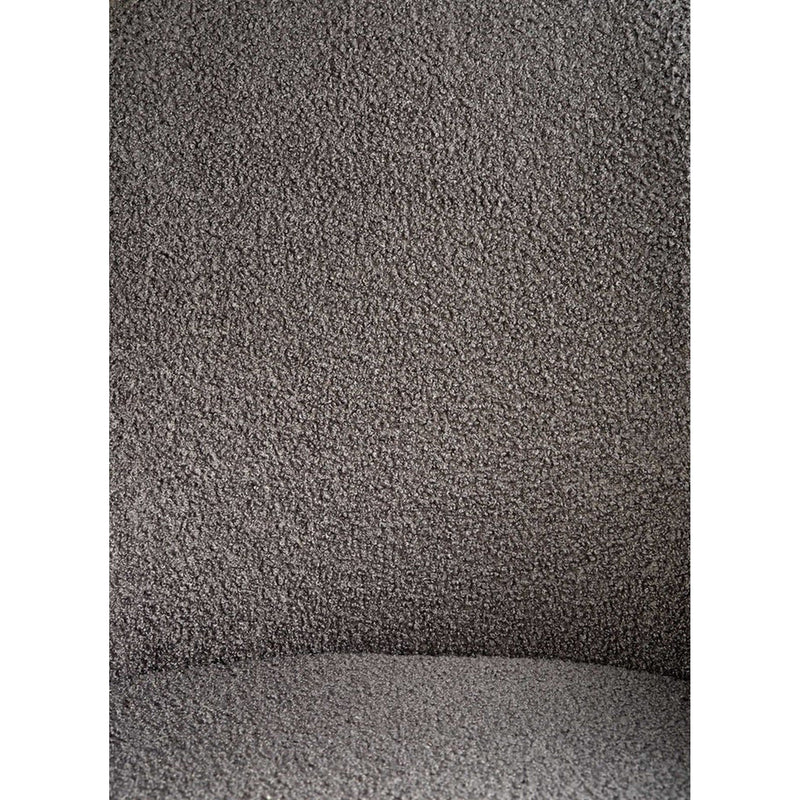 Scaun K477, gri/negru, stofa/metal, 58x58x89 cm