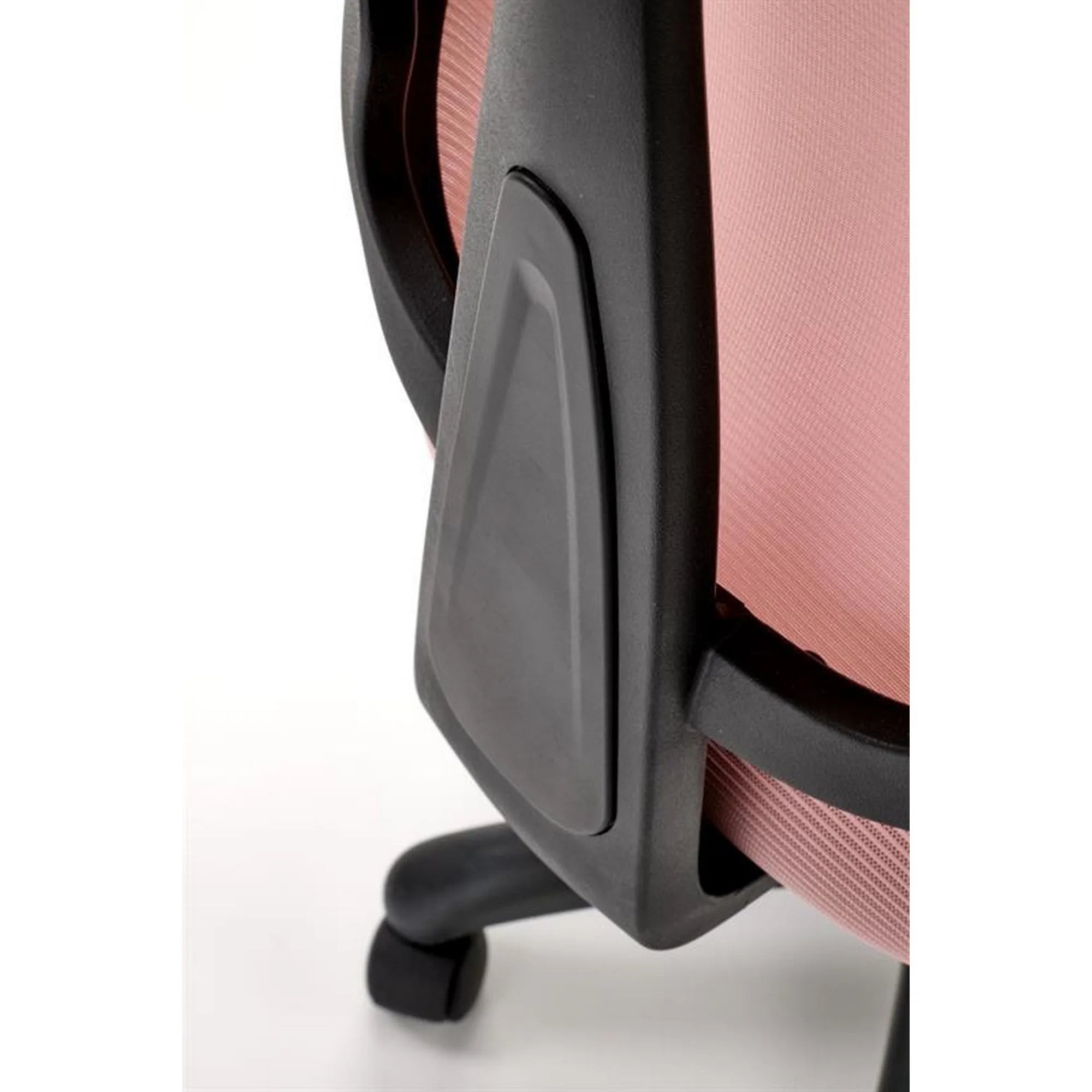 Scaun birou copii NANI, roz/negru, stofa/plasa, 52x56x85-95 cm