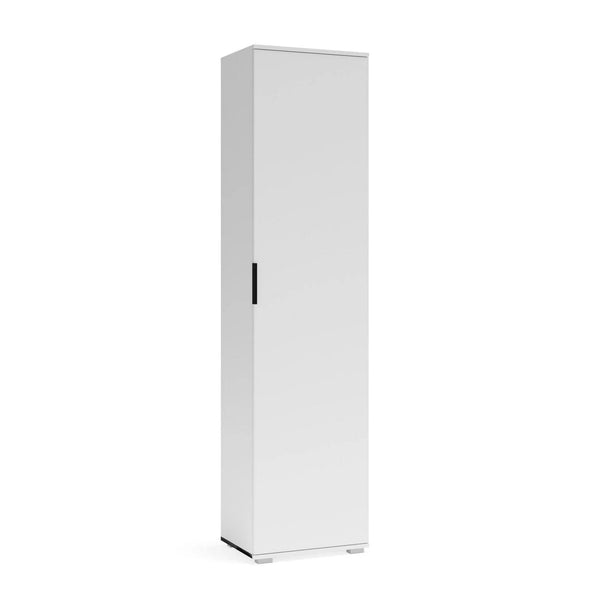 Dulap CLIF SL-50, alb, PAL laminat, cu o usa, 50x38x203 cm