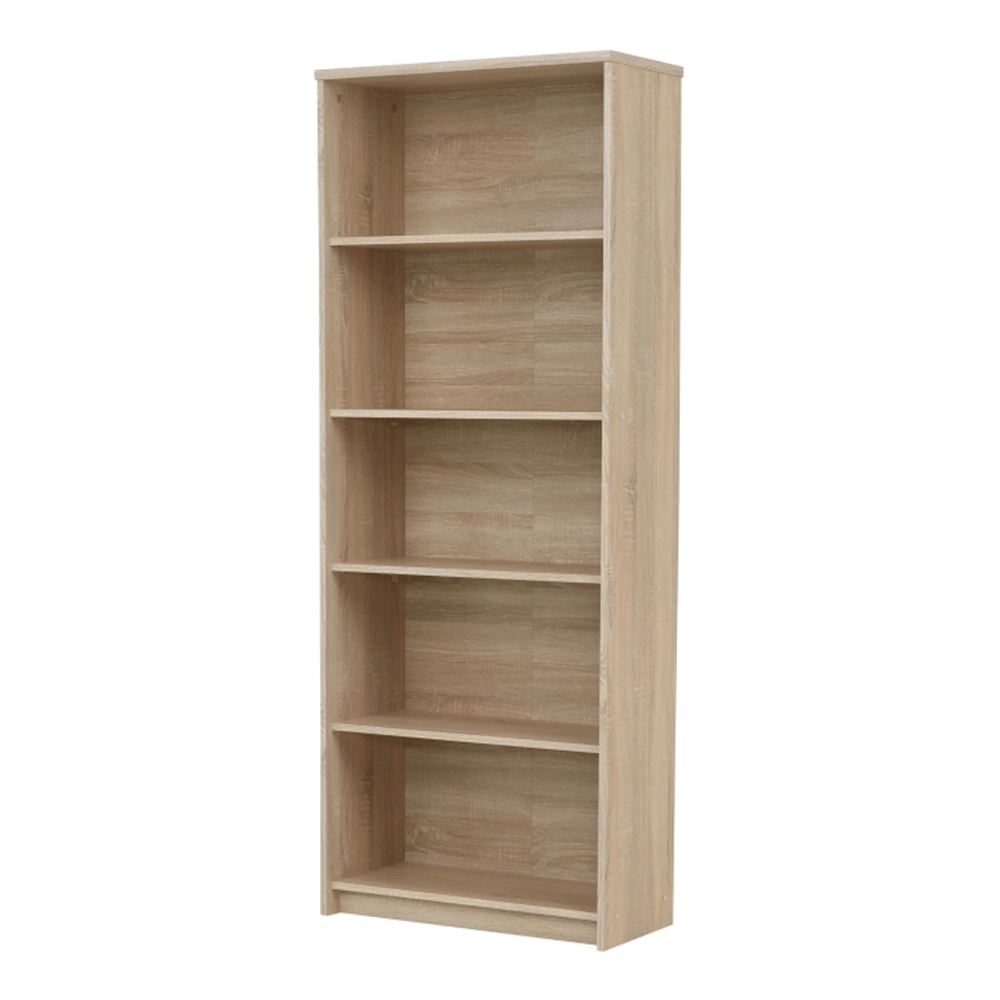 Biblioteca JOHAN 2 NEW 04, stejar sonoma, PAL melaminat, 73x34x186 cm