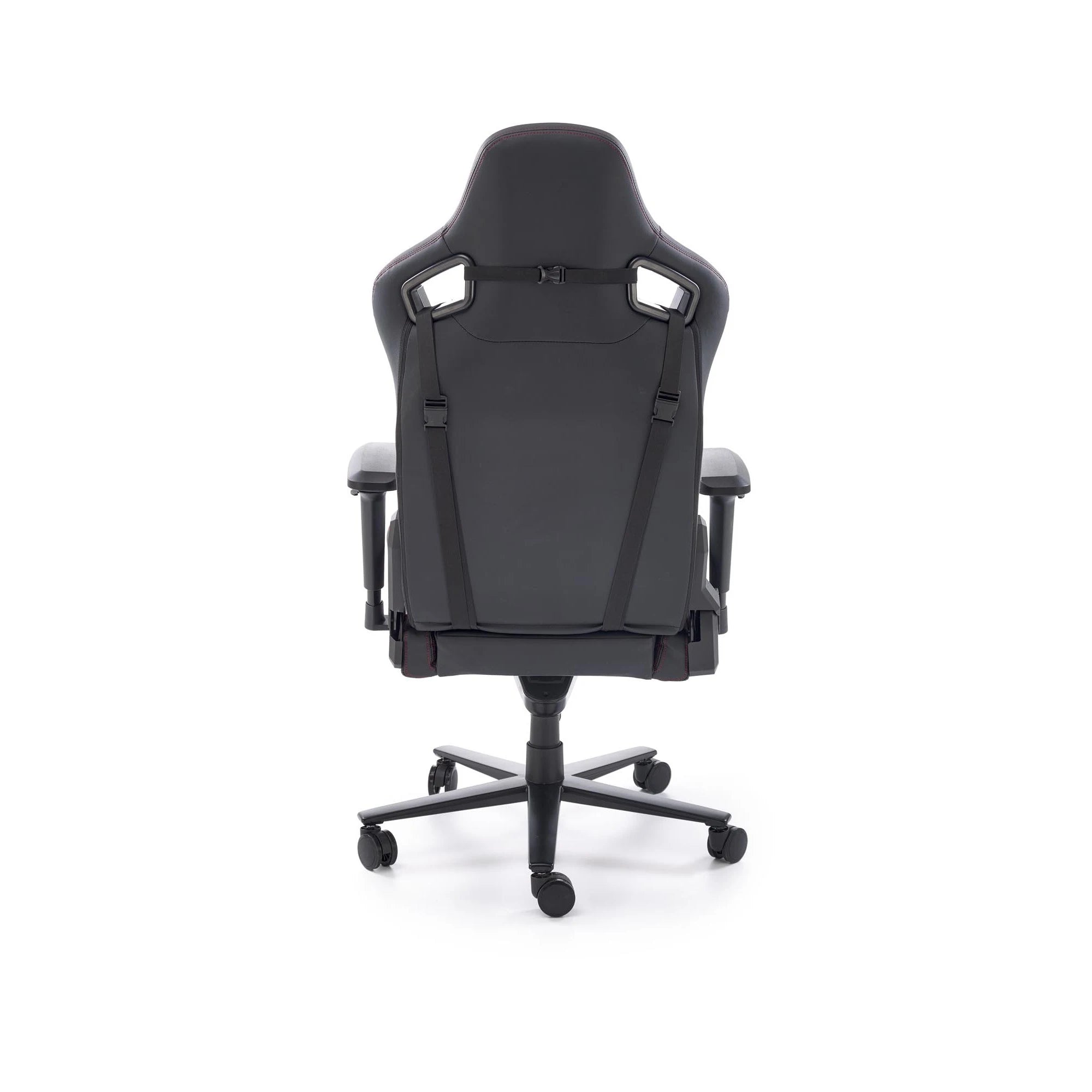 Scaun gaming CHAVEZ, negru, piele ecologica, 77x70x129/135 cm