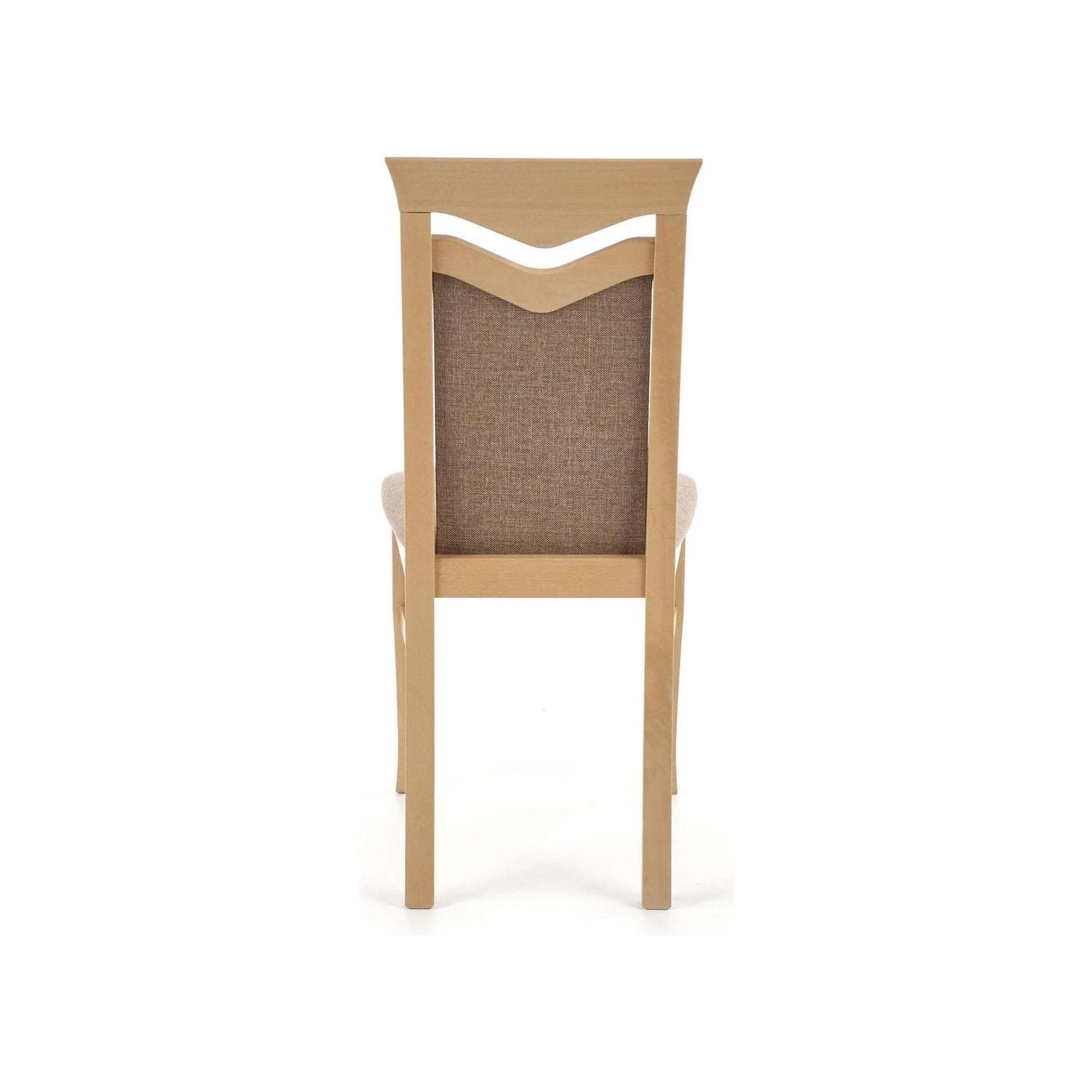 Scaun tapitat Citrone, gri/stejar sonoma, stofa clasica/lemn de fag, 44X43X96 CM