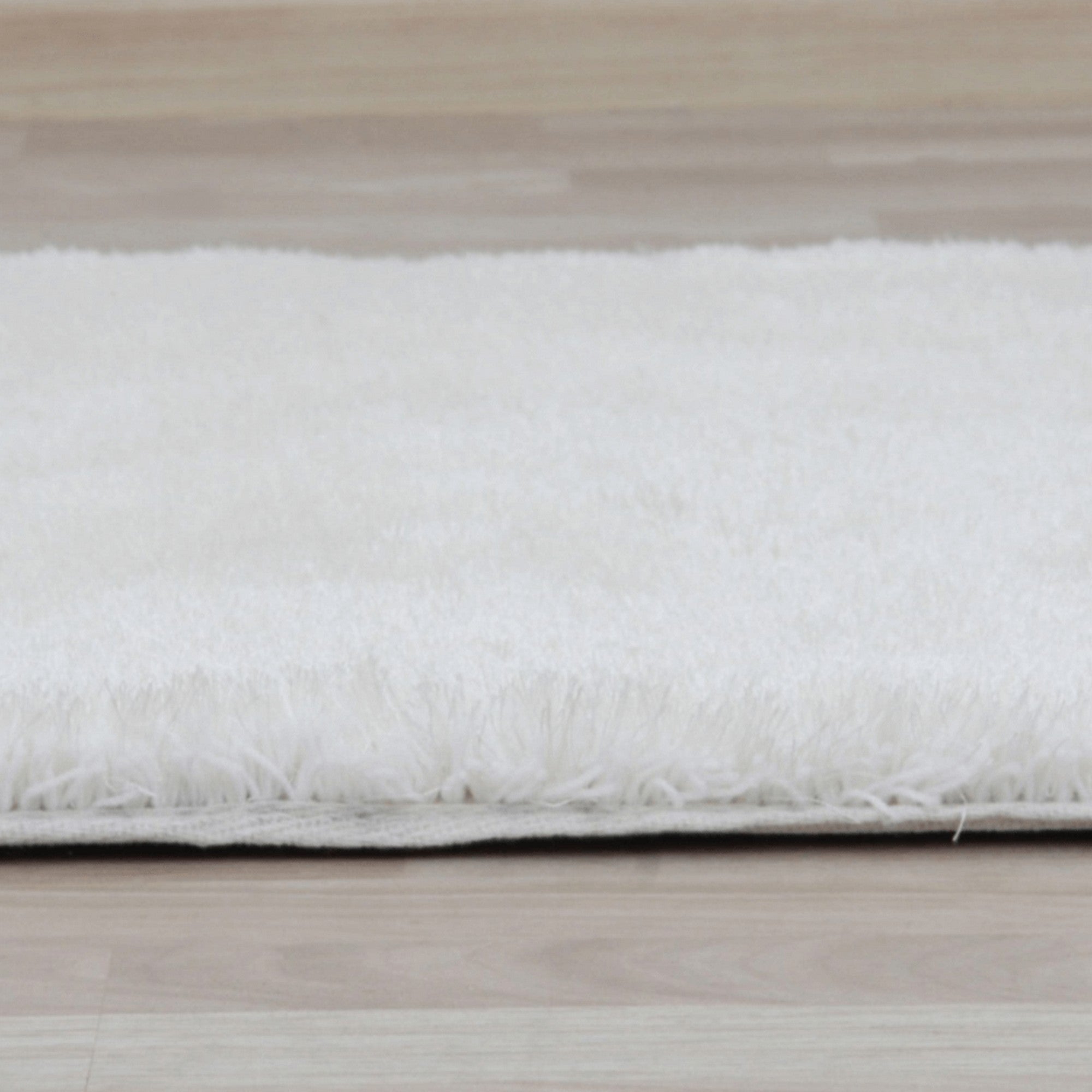 Covor AMIDA, 80x150 cm, forma dreptunghiulara, alb, poliester