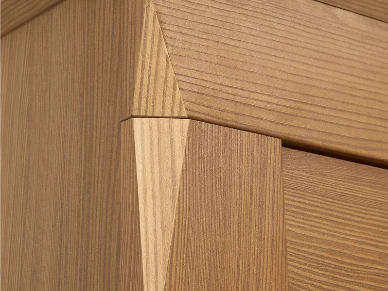 Comoda BERGEN KOM3D3S, stejar auriu, PAL, 156x47x98 cm