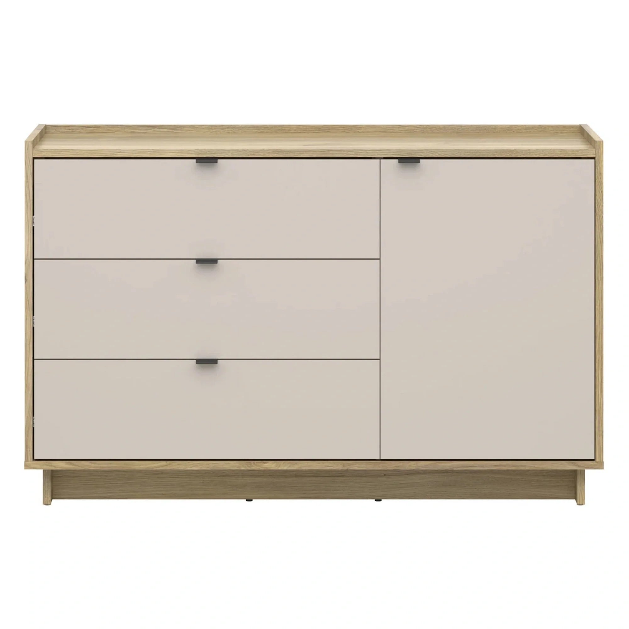 Comoda DALVA, stejar/casmir, PAL, 94x44x90 cm