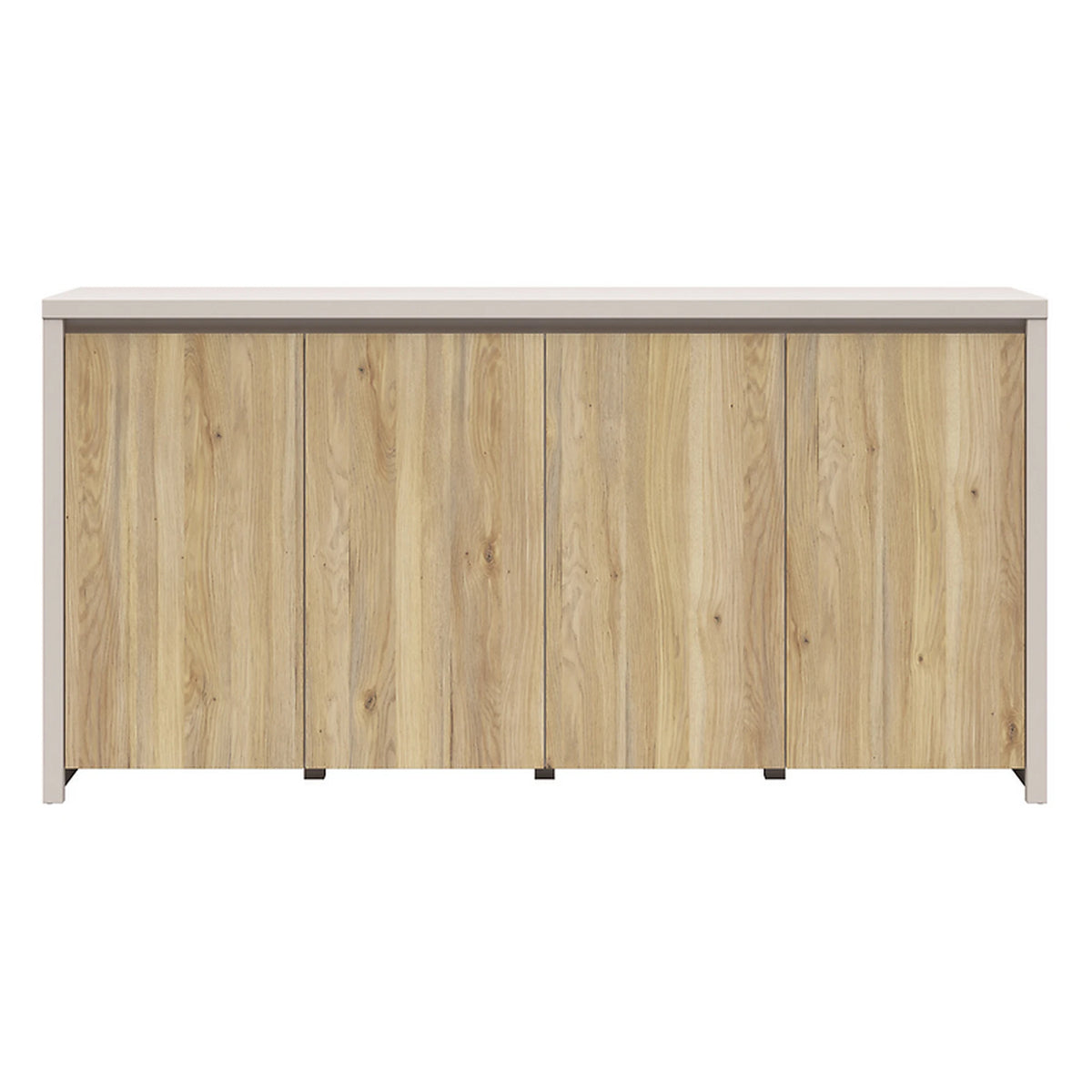 Comoda KASPIAN, casmir/stejar, PAL, 182x40x94 cm