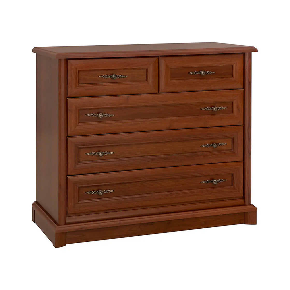 Comoda TV KENT EKOM5S, castan, PAL, 101x45x91 cm