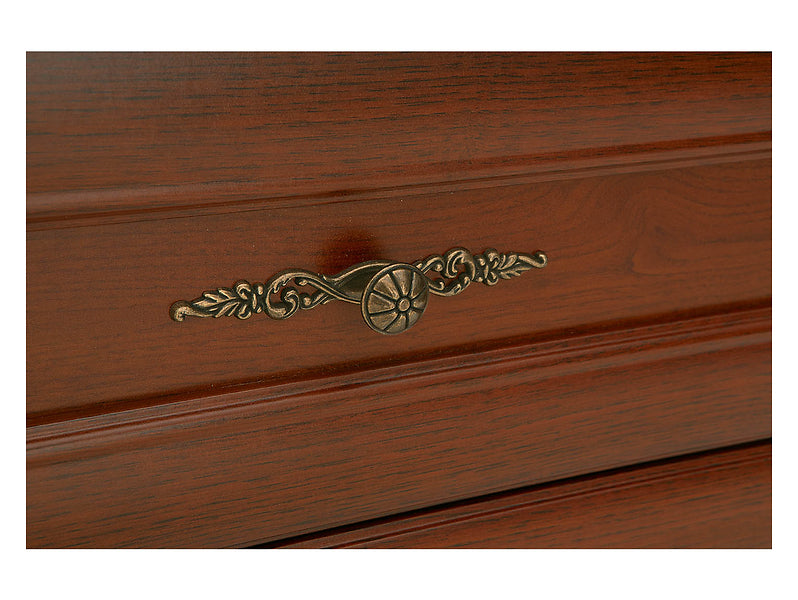 Comoda Kent EKOM5S, castan, PAL, 62x45x109 cm