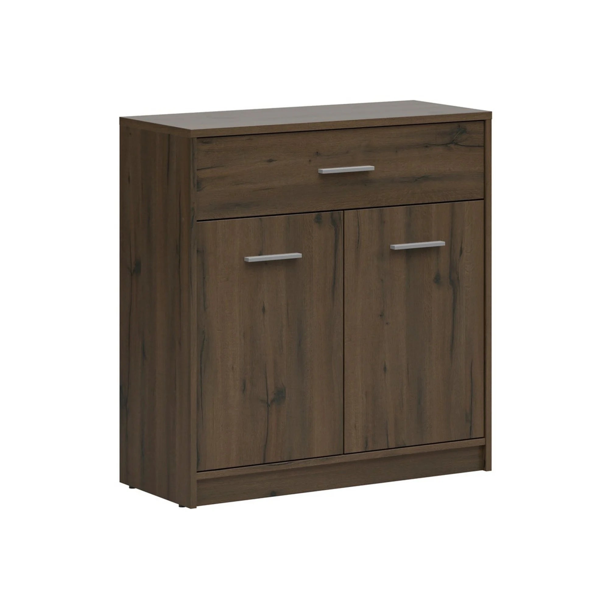 Comoda NEPO PLUS, stejar nobil, PAL laminat, 80x34x84 cm