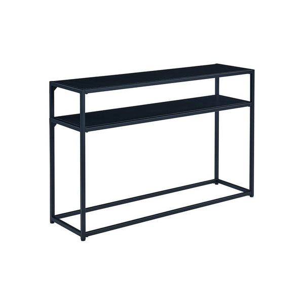 Consola SYMPHONY C, negru, PAL laminat/metal, 110x30x70 cm