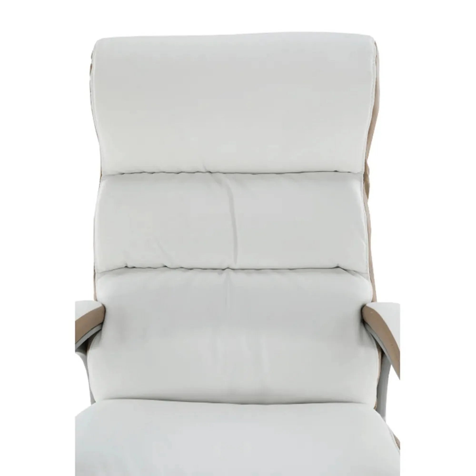 Scaun birou KOLO, alb/maro, piele ecologica, 66x77x112/120 cm