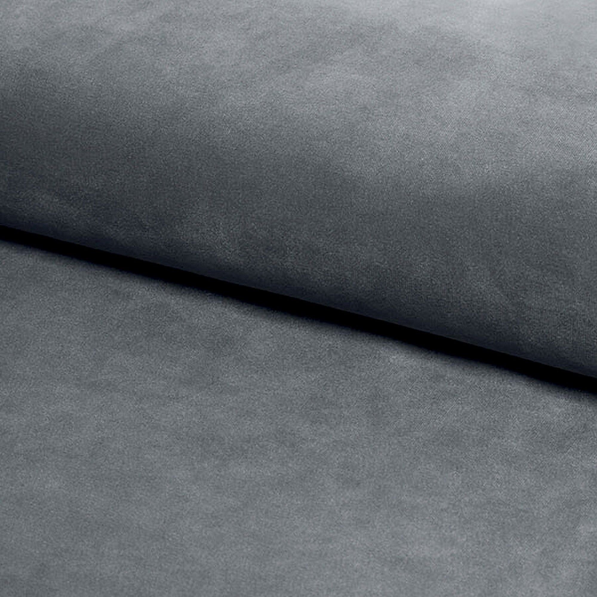 Scaun ATOM, gri/negru, stofa catifelata/metal, 44x39x93 cm