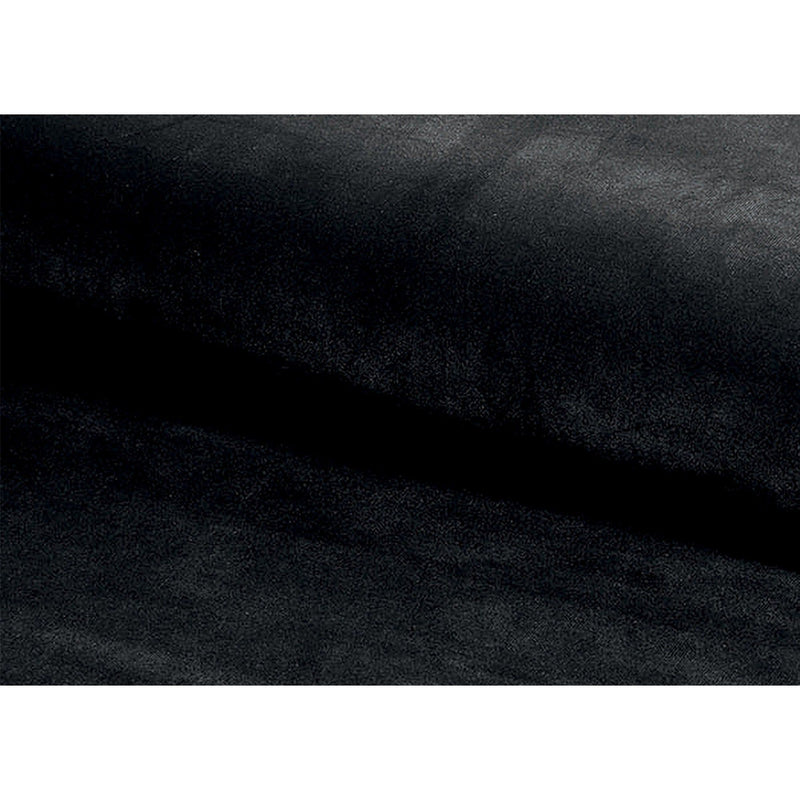 Scaun MILA D, neagru/stejar,  stofa catifelata/lemn, 45x41x86 cm