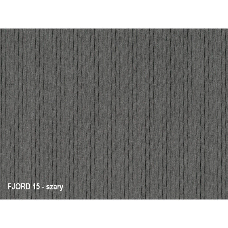 Scaun ORFE, gri/negru, stofa raiata/metal, 45x40x86 cm
