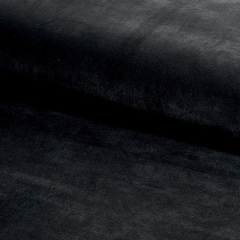 Scaun RIP, negru, stofa catifelata/metal, 44x38x92 cm