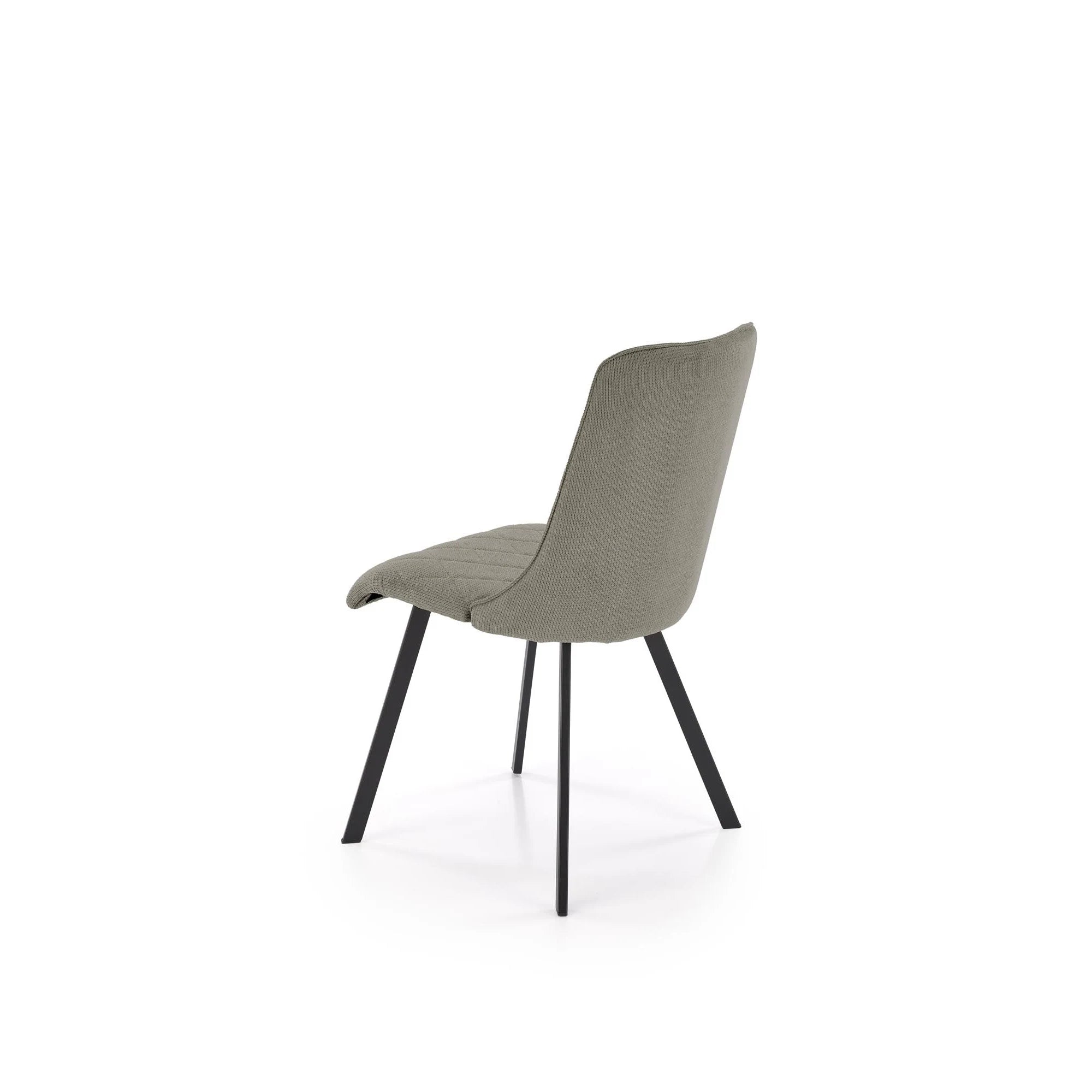 Scaun K561, verde/negru, stofa clasica/metal, 44x58x85 cm