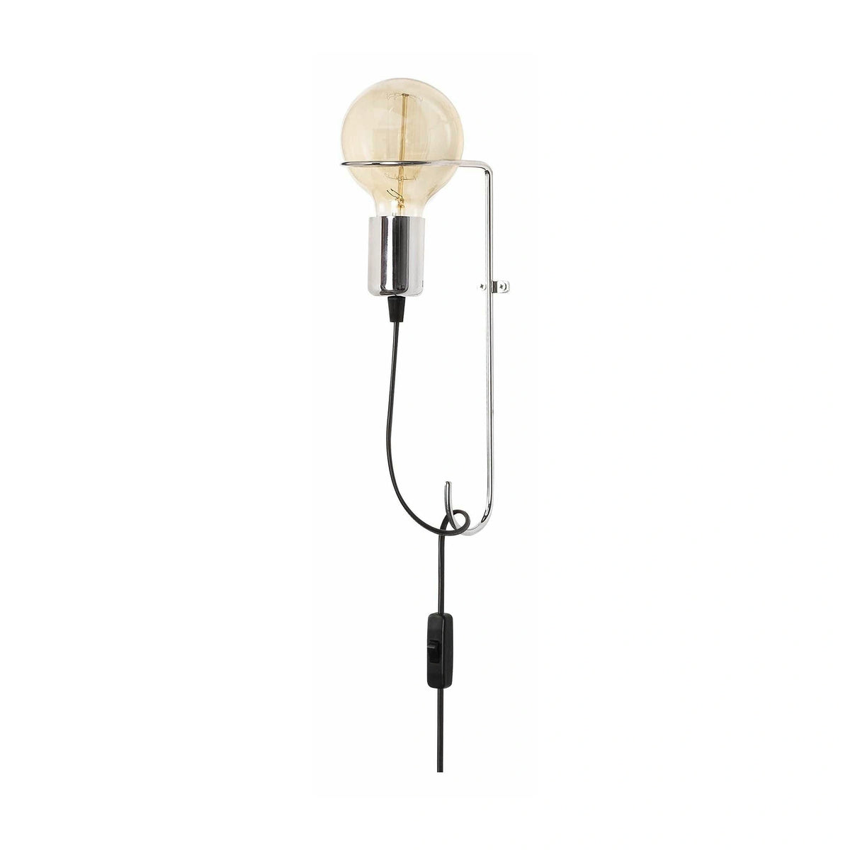Lampa perete 3663, crom, metal, 9x15x30 cm
