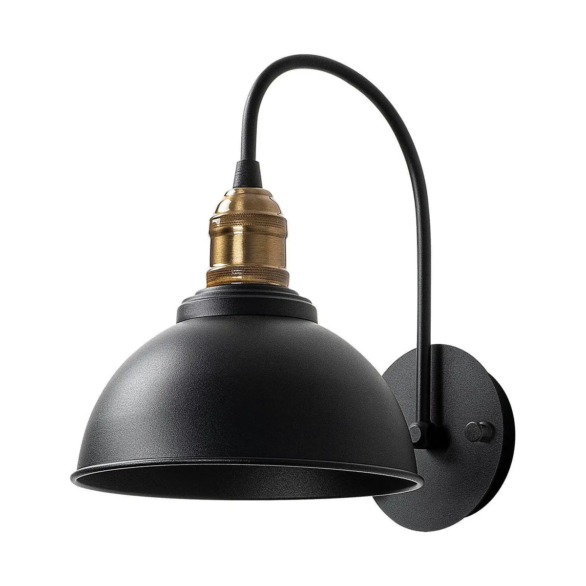 Lampa perete VARZAN, 10840, negru/auriu, metal, 27x27x36 cm