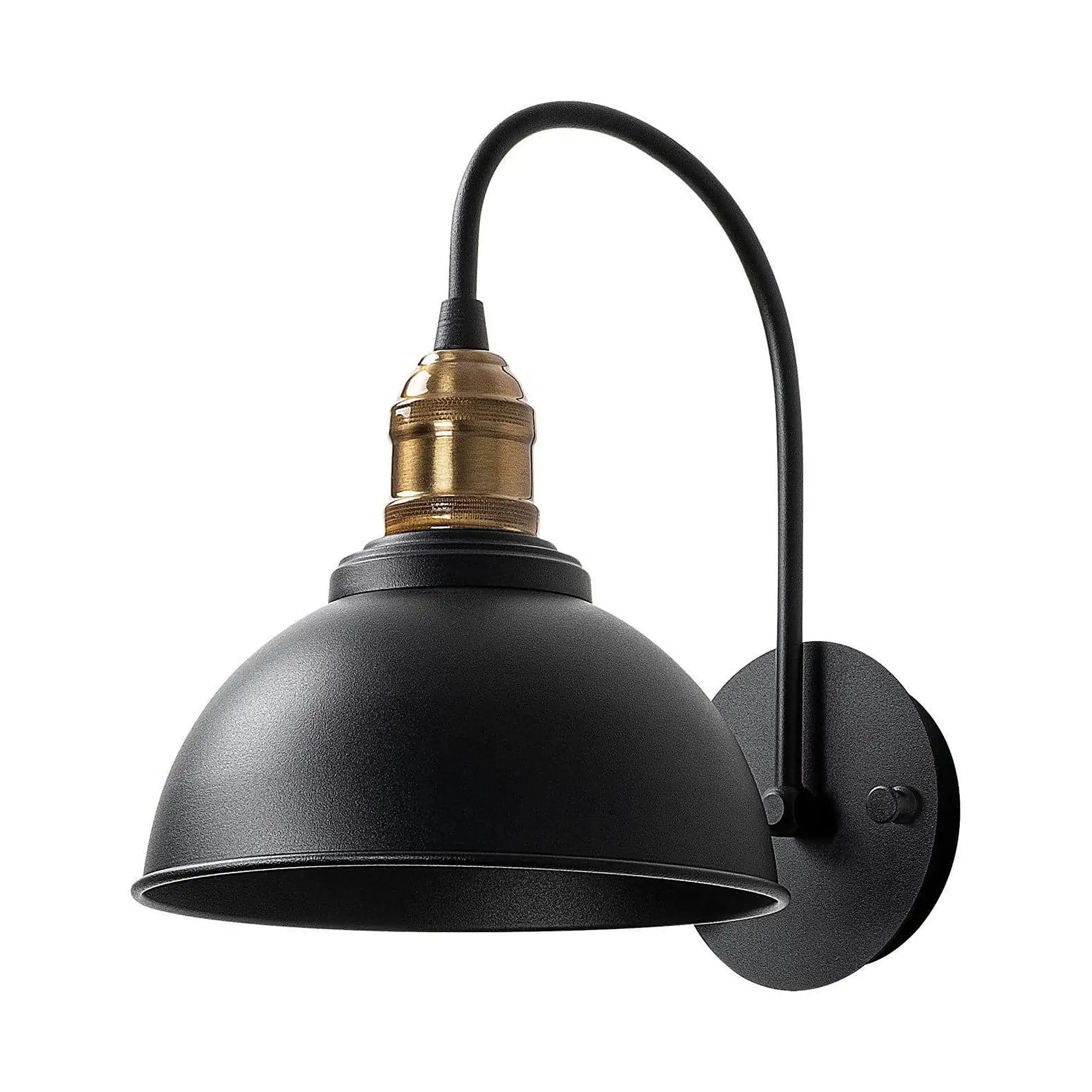 Lampa perete VARZAN, 10840, negru/auriu, metal, 27x27x36 cm
