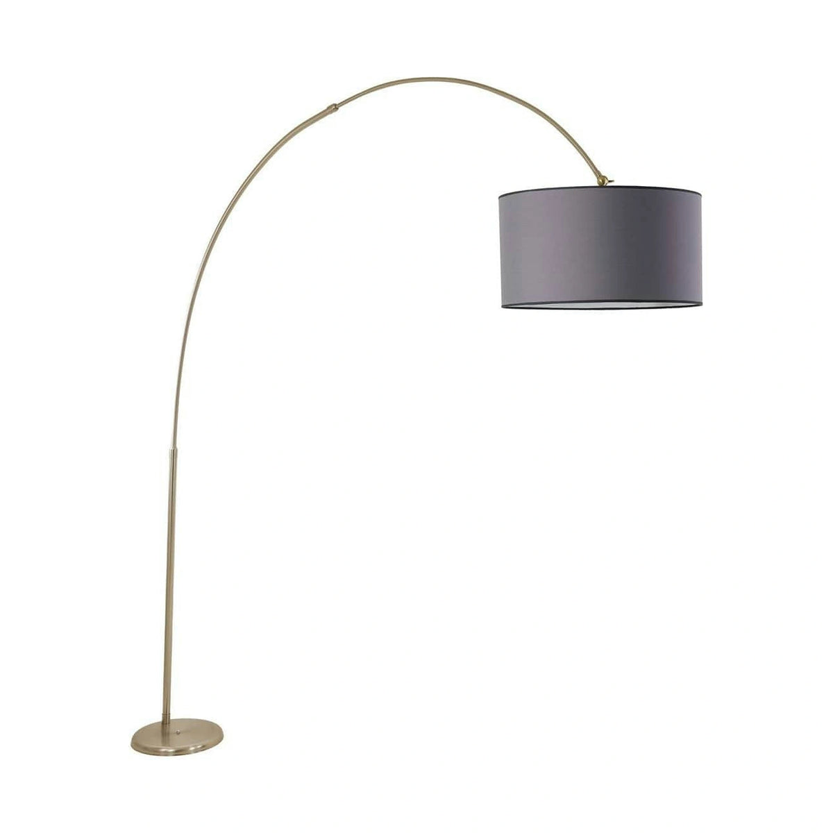 Lampadar 534LUN4252, crom/gri, metal, 45x220 cm