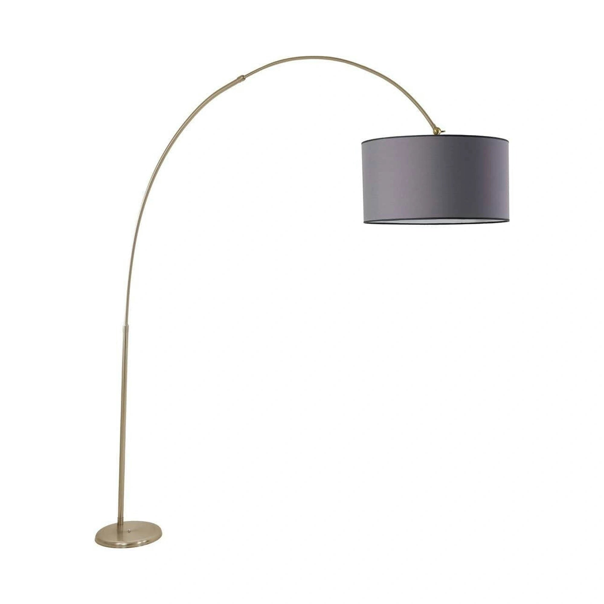 Lampadar 534LUN4252, crom/gri, metal, 45x220 cm