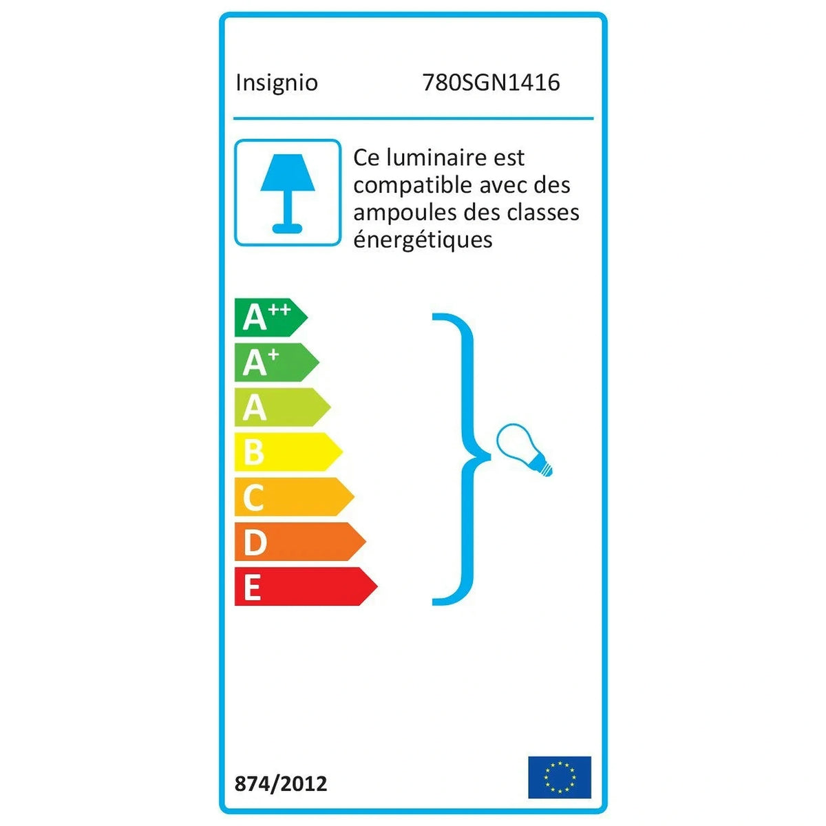 Lampadar AYD-1208, bej/crem, MDF/PVC, 38x140 cm