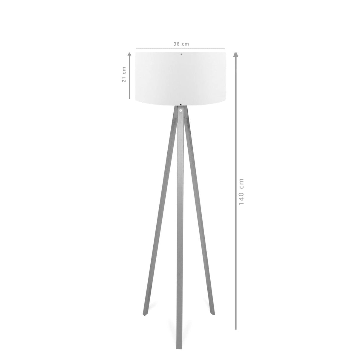 Lampadar AYD-2225, maro/nuc, 38x140 cm