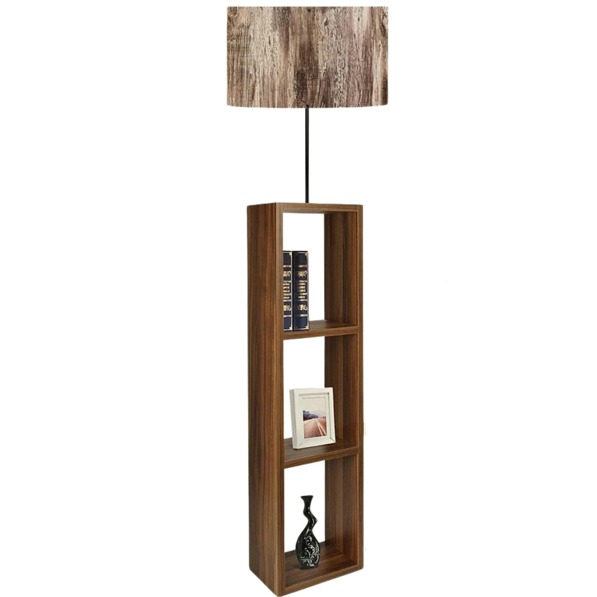 Lampadar AYD - 2469, nuc/bej inchis, 38x150 cm