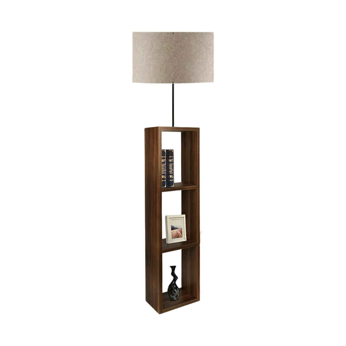 Lampadar AYD-2817, bej/nuc inchis, 38x150 cm